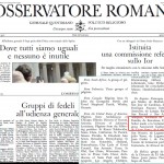 'osservatore romano